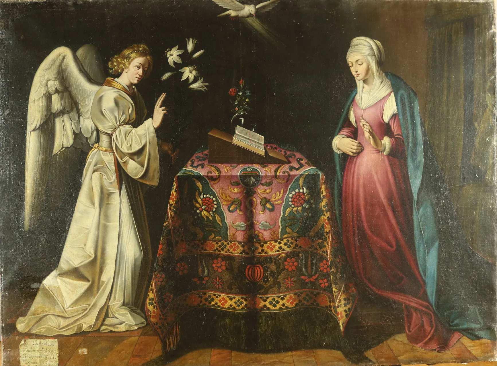 Restauration : Annonciation, Louis Finson, 1612, 121 x 157 cm, Primatiale Saint-Trophime, Arles