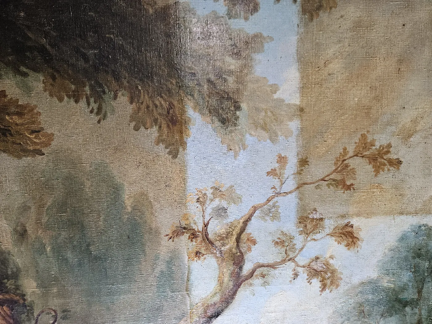 Paysage, XIXes, Anonyme, 140 x 90 cm, collection particulière